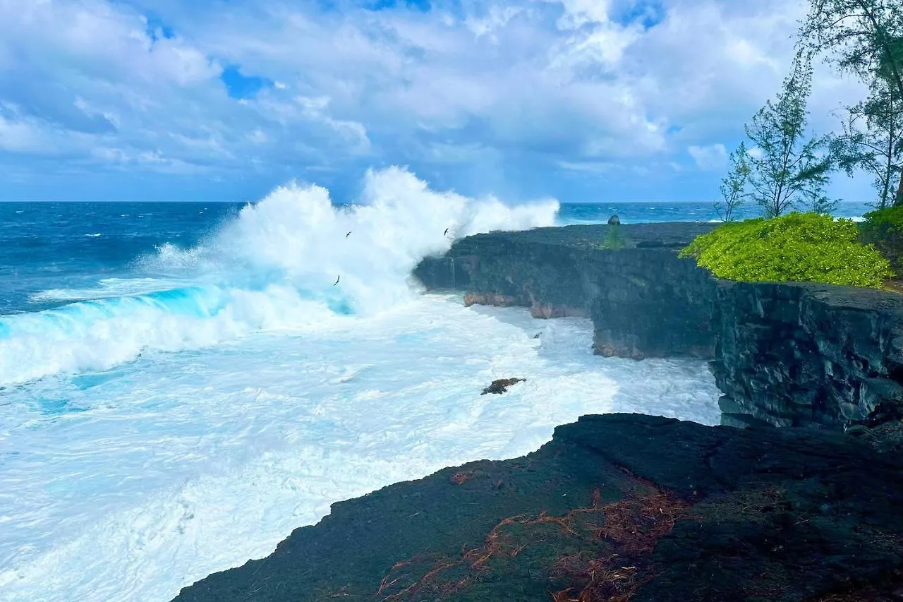 Direct Oceanfront, Big Island Home Keaau Holiday home